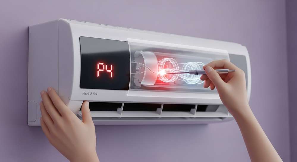 Lỗi P4 máy lạnh Electrolux và cách khắc phục triệt để 2 Hướng dẫn kiểm tra và tự khắc phục lỗi p4 tại nhà