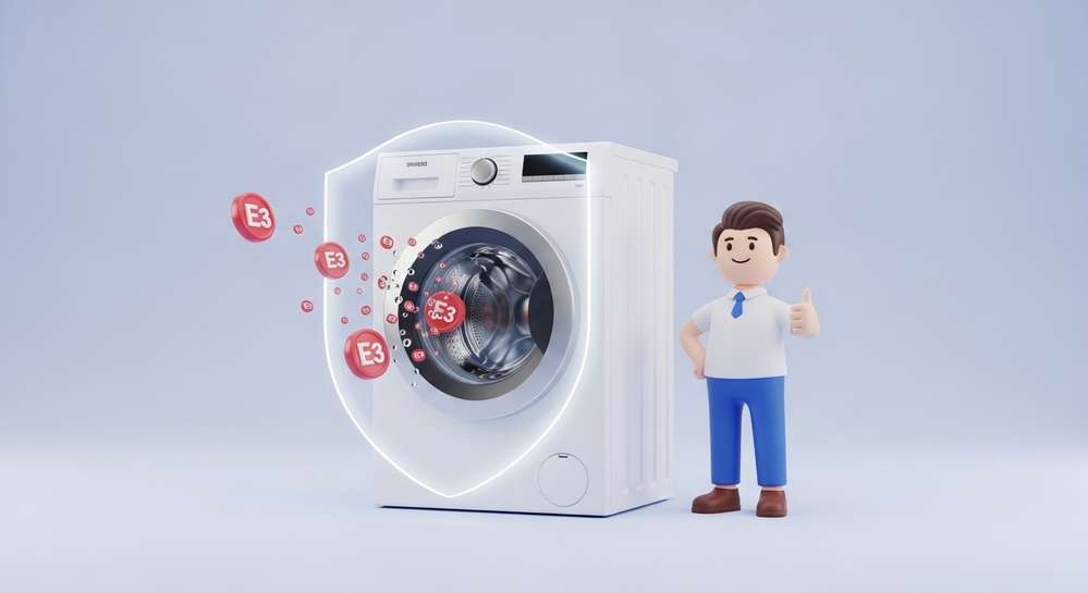 Lỗi e3 máy giặt Casper và hướng dẫn khắc phục từ chuyên gia 4 Mẹo sử dụng máy giặt Casper để tránh gặp lỗi e3