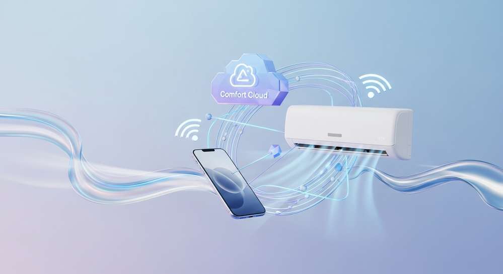 Khám phá các công nghệ nổi bật trên máy lạnh Panasonic 3 Kết nối thông minh với ứng dụng Panasonic Comfort Cloud