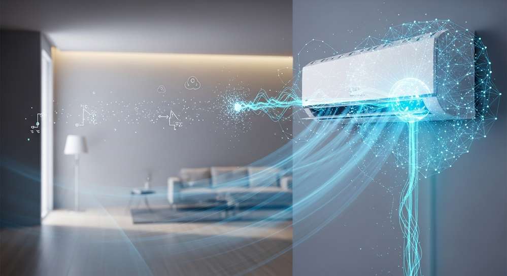 Các dòng máy lạnh LG 2025 có thực sự thông minh hơn 1 Cơ chế hoạt động của AI trên máy lạnh LG 2025