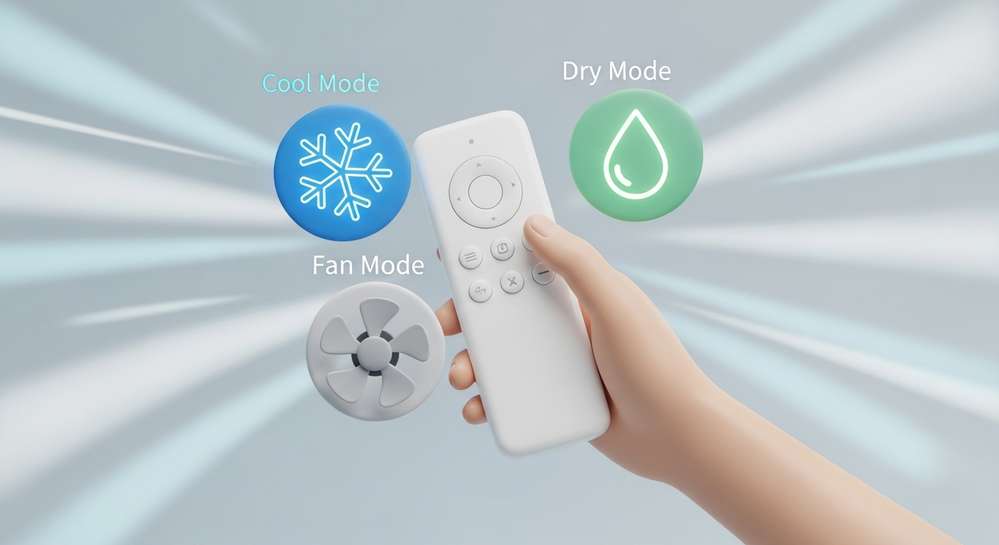 Cách sử dụng remote máy lạnh Comfee chi tiết từ A đến Z 1 Hướng dẫn các chế độ hoạt động cơ bản