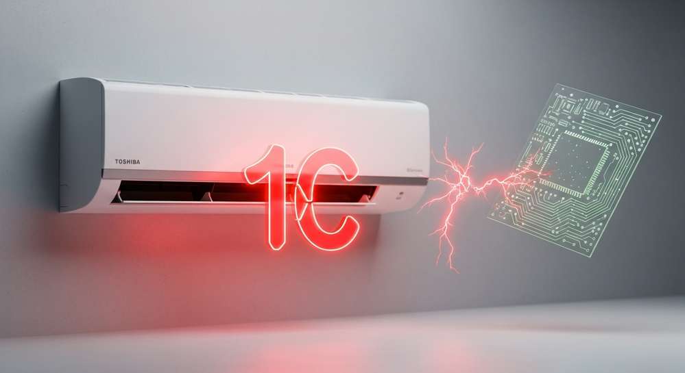 Lỗi 1C máy lạnh Toshiba nguyên nhân và cách khắc phục hiệu quả 1 Lỗi 1c trên máy lạnh toshiba là gì