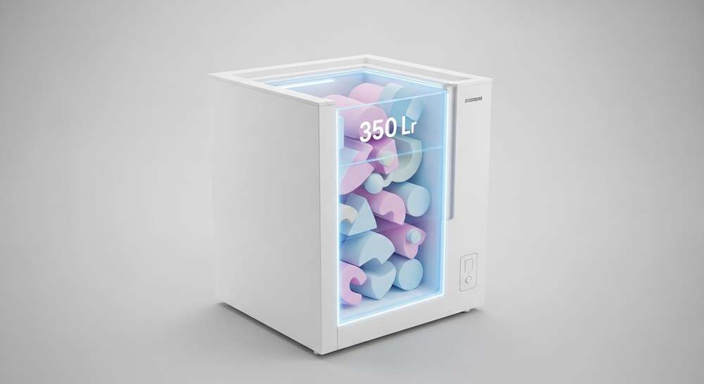 Đánh giá tủ đông Sanaky 350 lít VH-4899KB từ chuyên gia 1 Thiết kế và dung tích thực tế của tủ đông Sanaky VH-4899KB