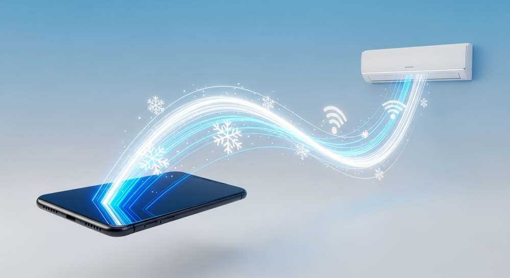 Cách mở máy lạnh Sharp không cần remote hiệu quả 2 Biến điện thoại thông minh thành remote điều khiển