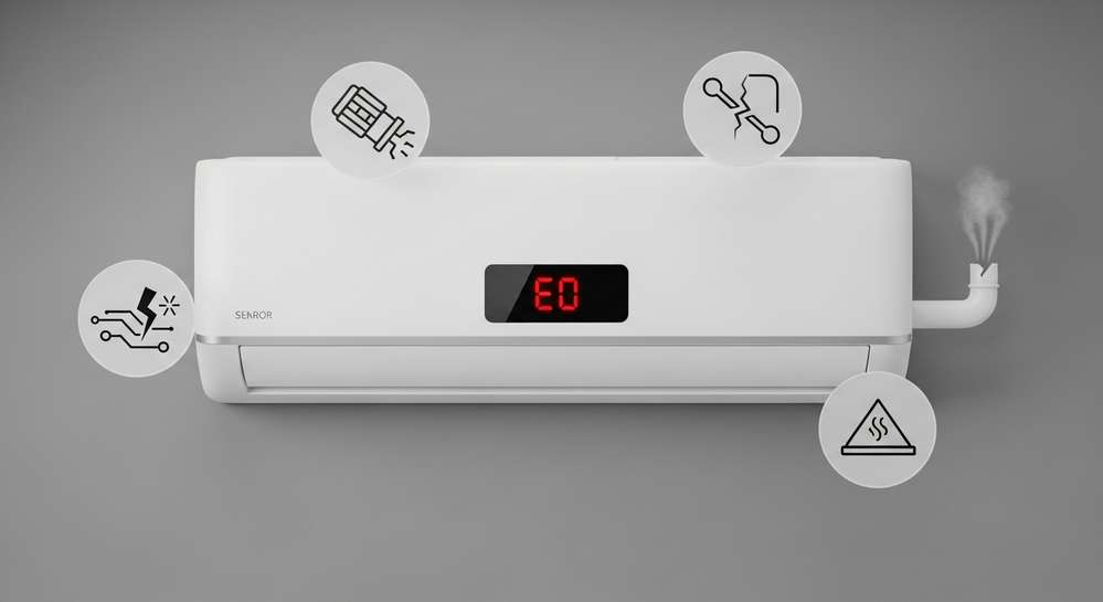 Nguyên nhân và cách khắc phục lỗi E0 điều hòa Casper hiệu quả 2 Các nguyên nhân chính gây ra lỗi E0