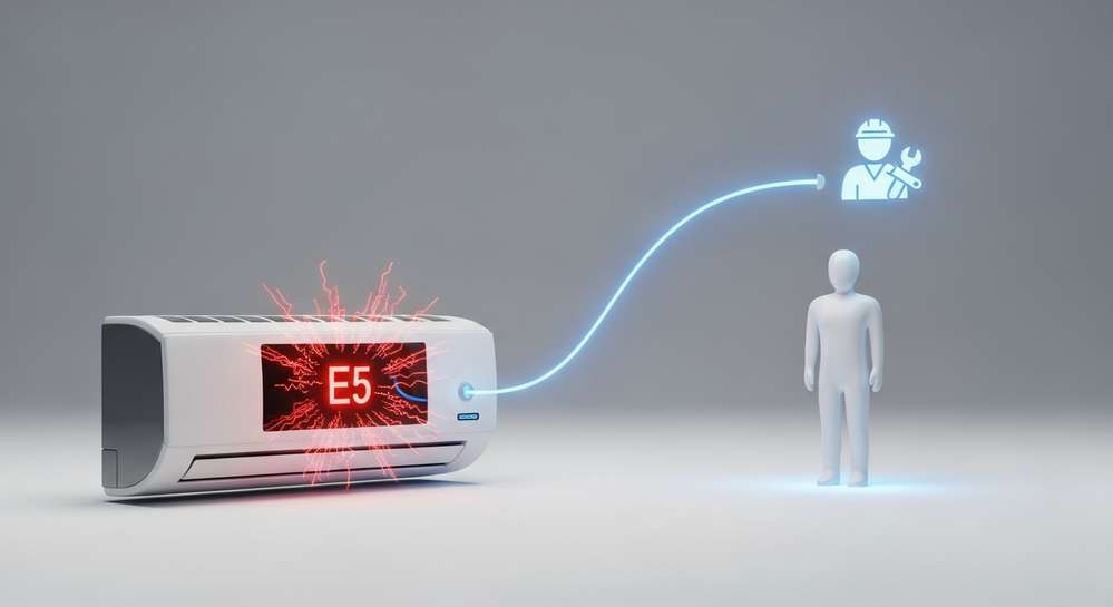 Lỗi E5 điều hoà Daikin là gì và cách khắc phục triệt để 2 Khi nào bạn nên gọi thợ sửa chữa chuyên nghiệp